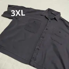 GU 3XL ブラックシャツ