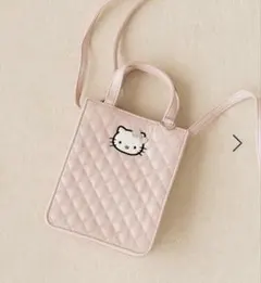 完売ローリーズファームハローキティキルティングミニバッグ