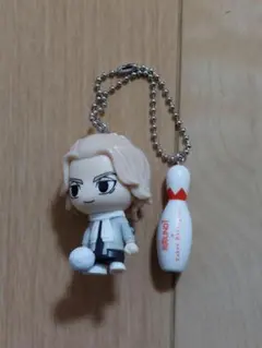 東京リベンジャーズ×ROUND1　フィギュアキーホルダー　佐野万次郎(マイキー)