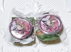 【2点セット】鬼滅の刃 くら寿司 コラボ 缶バッジ 甘露寺蜜璃