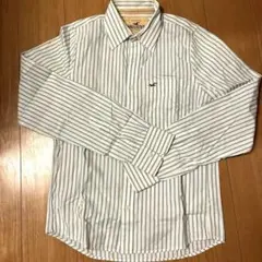 Hollister ストライプ長袖シャツ Mサイズ