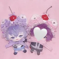 にじぱぺ にじぱぺっと ヘッドドレス ぬい服 さくらんぼ 猫耳 猫 紫