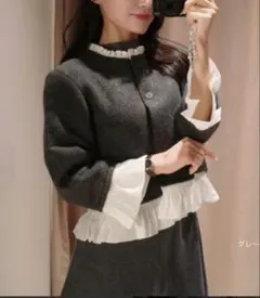 ZARA ポプリンコンビニットジャケット