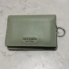 kate spade 二つ折り財布 ミントグリーン
