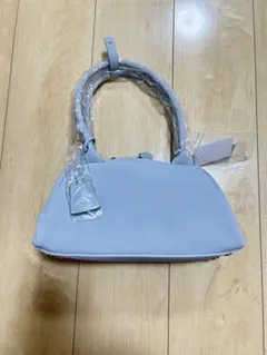 MOUSSY ライトグレー ショルダーバッグ
