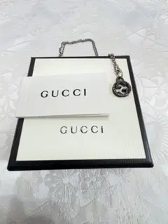 【送料無料❗️】GUCCI シルバー ロゴペンダント ネックレス