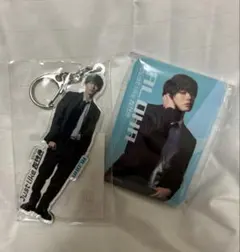 超特急 アロハ くじラック アクリルキーホルダー・D賞缶バッジセット