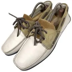 フェラガモ 靴 24.5cm ロゴ ローファー スリッポン シューズ 6 2E