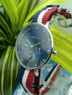 【最終価格】SKAGEN アナログ クロノグラフ 腕時計のサムネイル