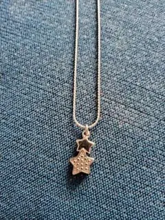 シルバー 星型 ペンダント ネックレス