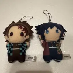 ゆらふわぬいぐるみ 鬼滅の刃　冨岡義勇　竈門炭治郎