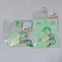 スターウォーズ グローグー しまむら リール付きキーリング 2種 セット