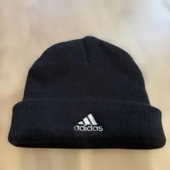 adidas 黒 ニット帽