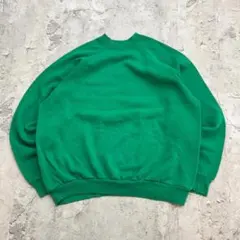r*3様 90s　USA製　タルテックス　スウェット　XL　グリーン　無地　古着