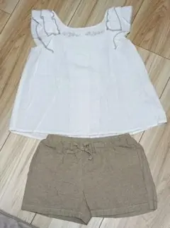 BEAMS mini フリル付きセットアップ 90のサムネイル