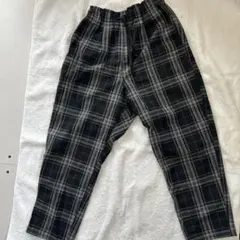 グローバルワーク　チェック柄カジュアルパンツ 120cm