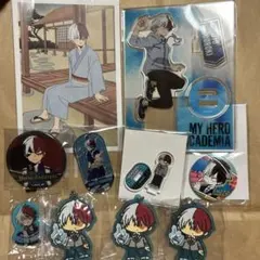 僕のヒーローアカデミア轟焦凍アクリルスタンドジロリ原作缶バッジオープンスクール