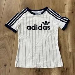 adidas Originals ピンストライプ Tシャツ XSのサムネイル