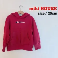 miki HOUSE/刺繍ロゴ入りパーカー