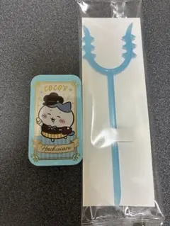 【おまけ付き】COCO'S × ちいかわコラボ　スライド缶　ハチワレ