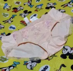 AMOSTYLE ピンク 刺繍ショーツ