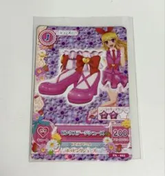 アイカツカード　ピンクステージシューズ　星野いちご PA-021