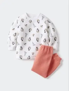 新品 ユニクロ UNIQLO 長袖 キルト パジャマ ピングー 110