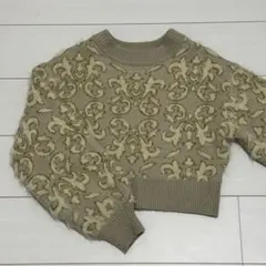 MURUA ボリュームスリーブ ニット