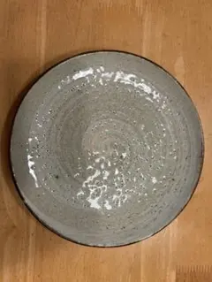 グレー陶器皿 信楽焼のサムネイル