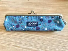 ムーミン がま口ペンケース 葉っぱチャーム付