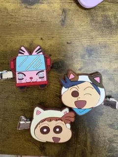 クレヨンしんちゃんヘアクリップ 3個セット