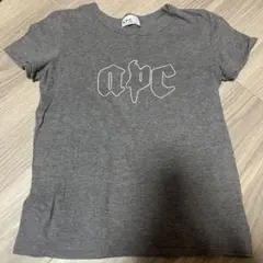 A.P.C. ロゴプリント Tシャツ グレーのサムネイル