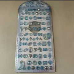 うるちゅるプチシール　ブルー　青　ユニコーン