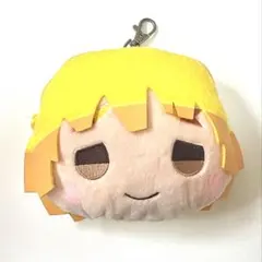 鬼滅の刃　きゃらまるぬいぐるみパスケース　我妻善逸