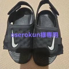 NIKE サンダル 14cm ブラックのサムネイル