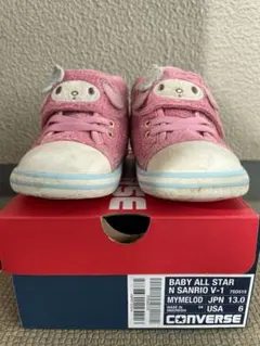 CONVERSE ベビーオールスター マイメロディ／ピンク 13.0cm