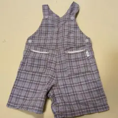 f.d.bebe チェック柄オーバーオール 90