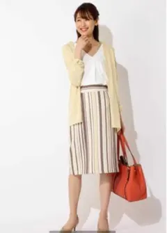 【未使用】ナチュラルビューティーベーシック　膝丈スカート