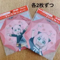 LOTTE Ghana SPY×FAMILY オリジナル　さらいた　2種×各2枚