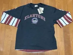 タグ付き新品エフオーキッズ2枚セットカットソー半袖長袖ロゴプリント