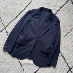 未使用　ユニクロ　感動ジャケット　テーラード　ネイビー　465474 Sサイズ