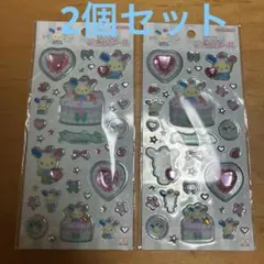 キラキラジュエルシール　ウサハナ　2個セット