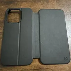 holdit ブラック 手帳型ケース　iPhone14pro用
