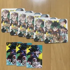 9点 デク ヒロアカ 僕のヒーローアカデミア ナツコミ 2022 Wステッカー