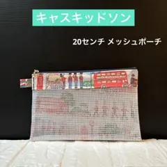 ☆大きめ20センチ マチ付きポーチ キャスキッドソンラミネート生地