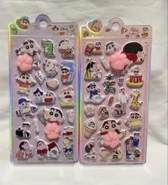 【値下げ】クレヨンしんちゃん 肉球シール 二点セット
