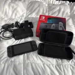 任天堂 Nintendo Switch グレー 本体・ケース