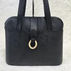 希少✨ディオール 総柄 ロゴ オーバル ゴールド金具