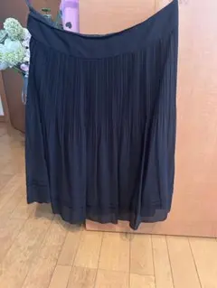 極美品 Reflect リフレクト プリーツスカート ブラック 11号 L