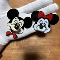 レトロなミッキー、ミニーのフック